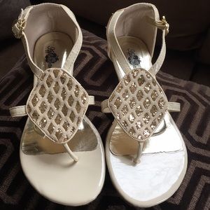 Apple Bottom sandals